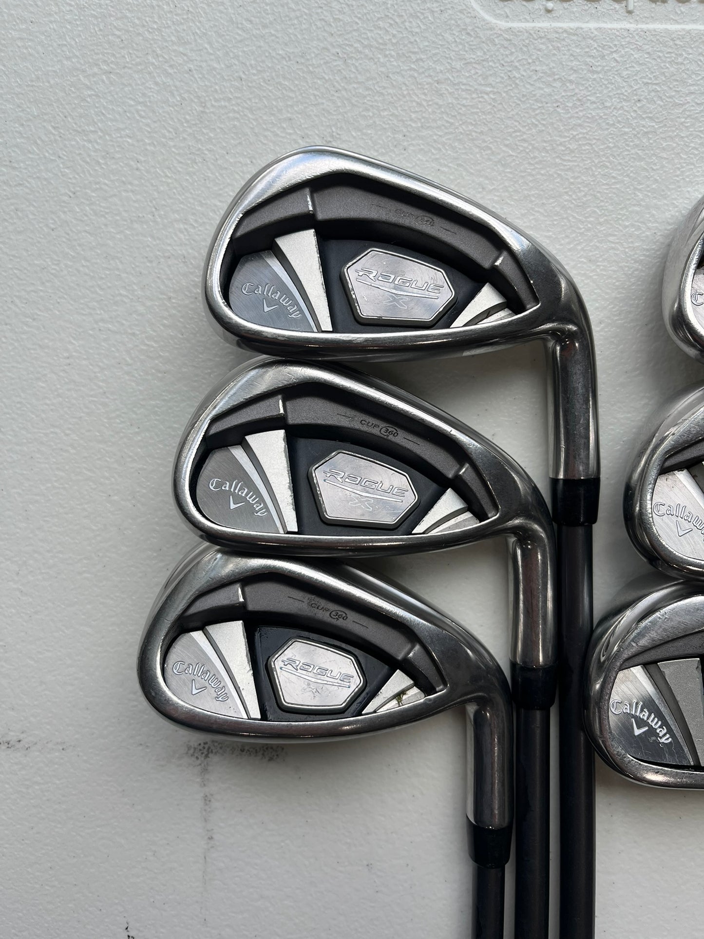 Callaway Rogue X Iron Set 5-PW Synergy 60IR Regular Flex +1/2″ NICE
