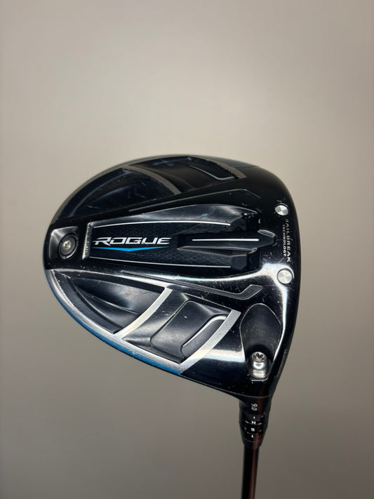 Photo of Callaway Rogue Driver 9° Extra Stiff Flex Tensei Av White 65