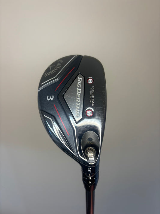 Photo of Callaway 2019 Big Bertha 3 Hybrid 18° Stiff Flex Recoil Zt9