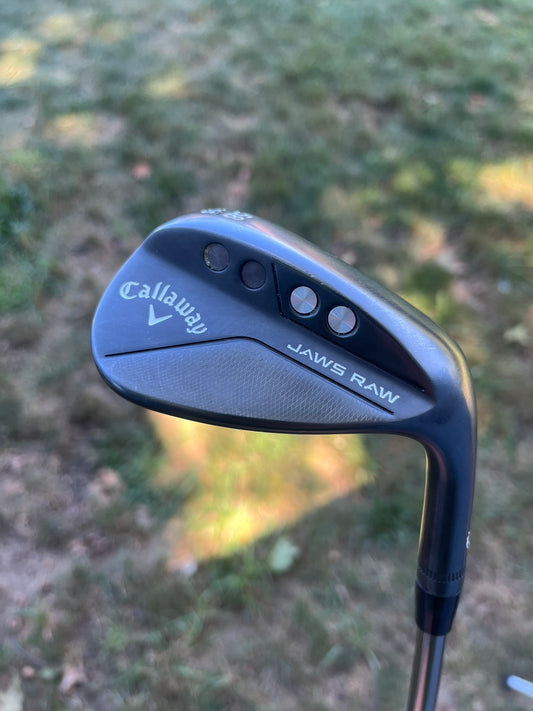 Photo of Callaway Jaws Raw Black Lob Wedge 58° Seniors Flex Recoil F2