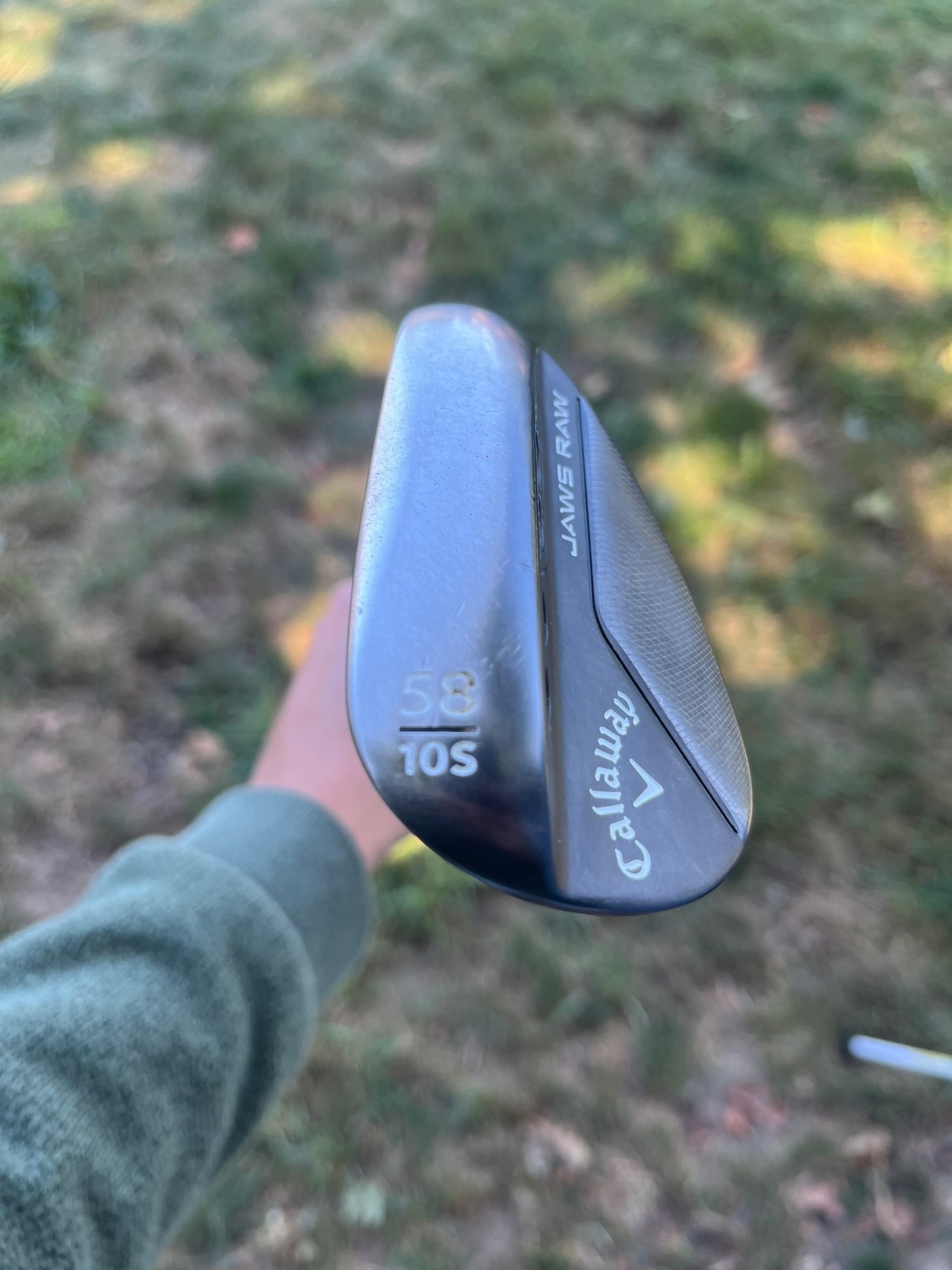 Photo of Callaway Jaws Raw Black Lob Wedge 58° Seniors Flex Recoil F2