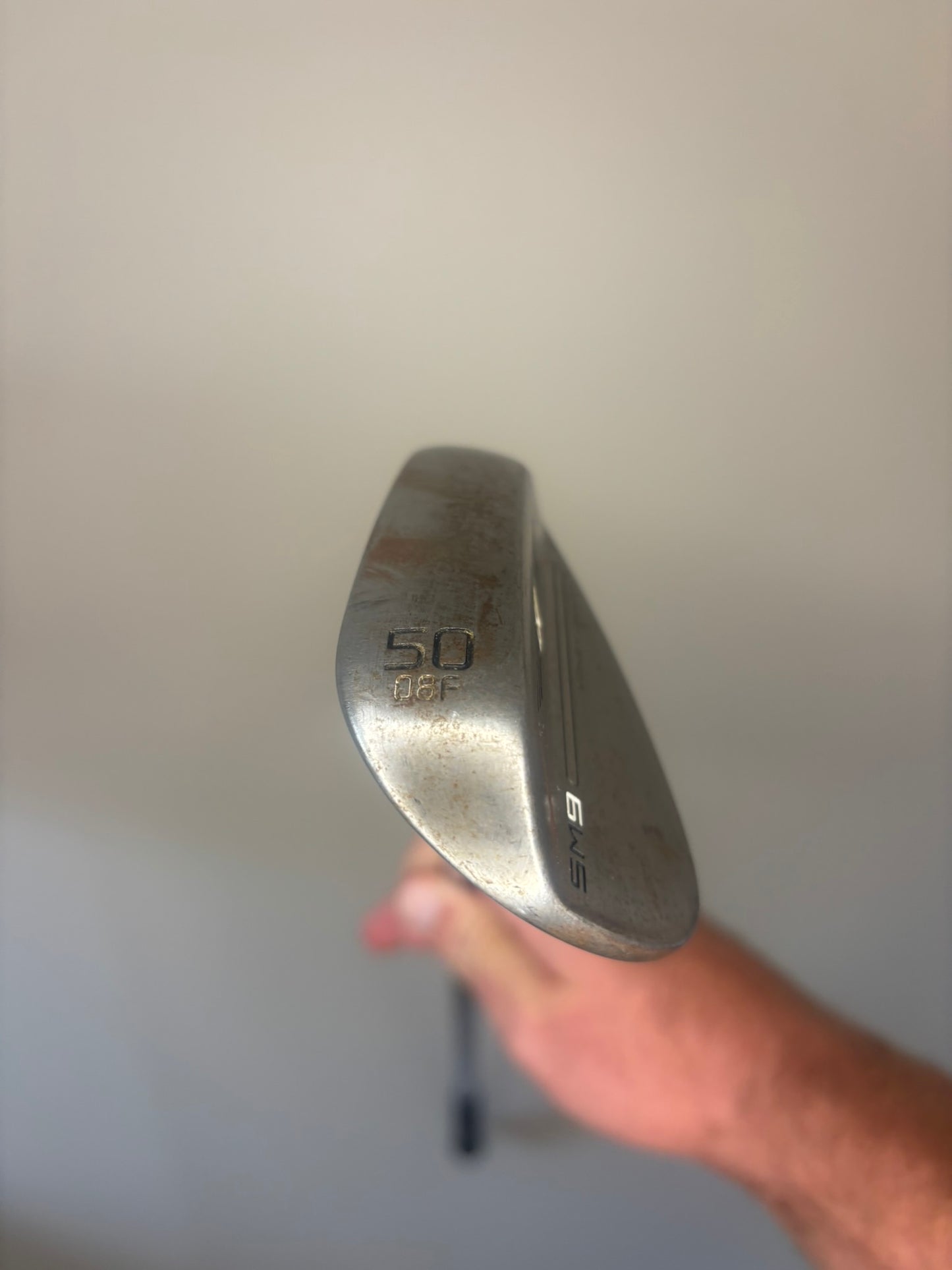 Titleist Vokey SM9 Raw Gap Wedge 50° / 8F NS Pro Tour130 X-Stiff Flex 35.5″ NICE