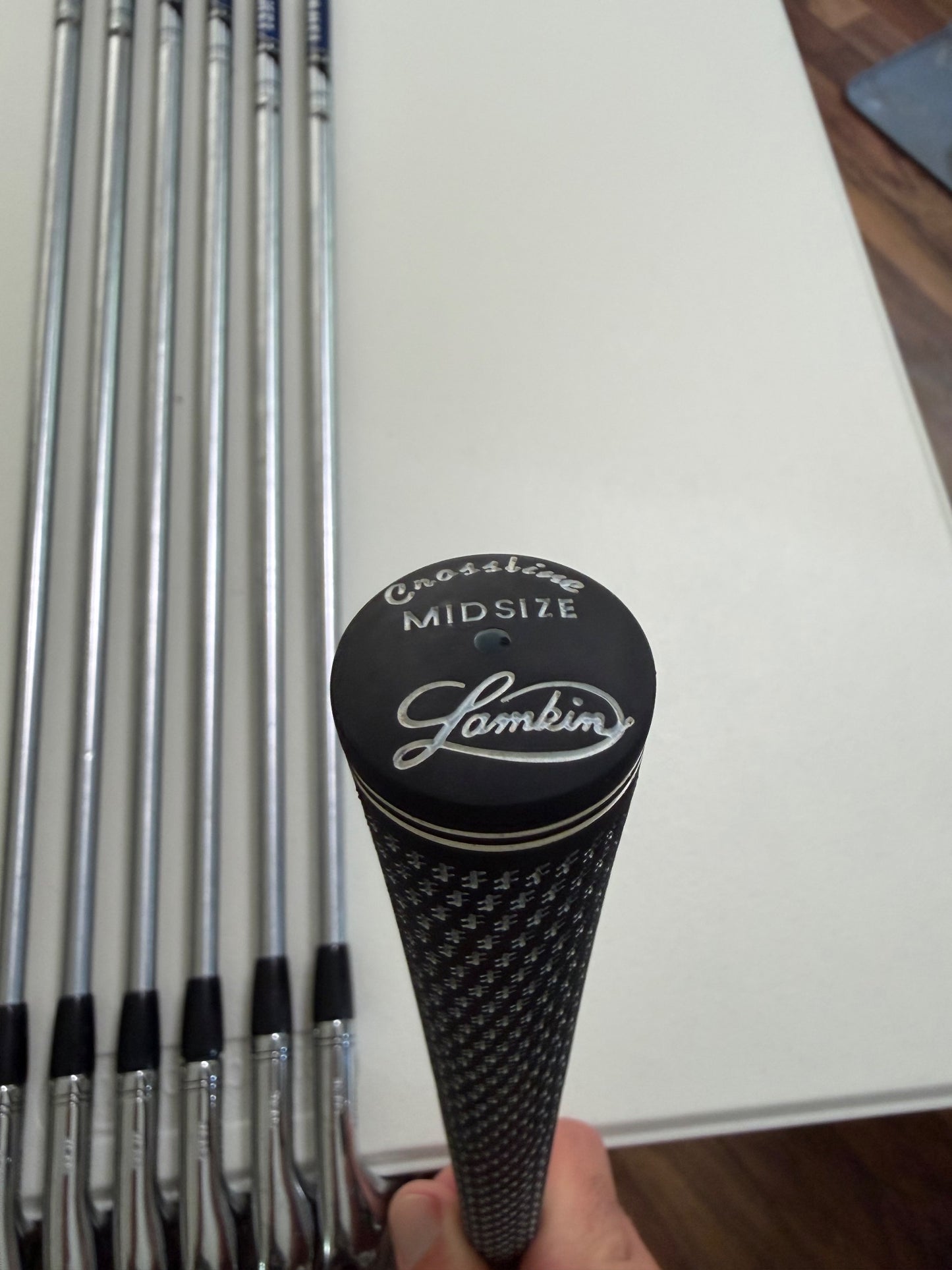 Titleist 735.CM Chrome Iron Set 3-PW (NO 8 IRON) Rifle Stiff Flex +1/2" READ — photo 12