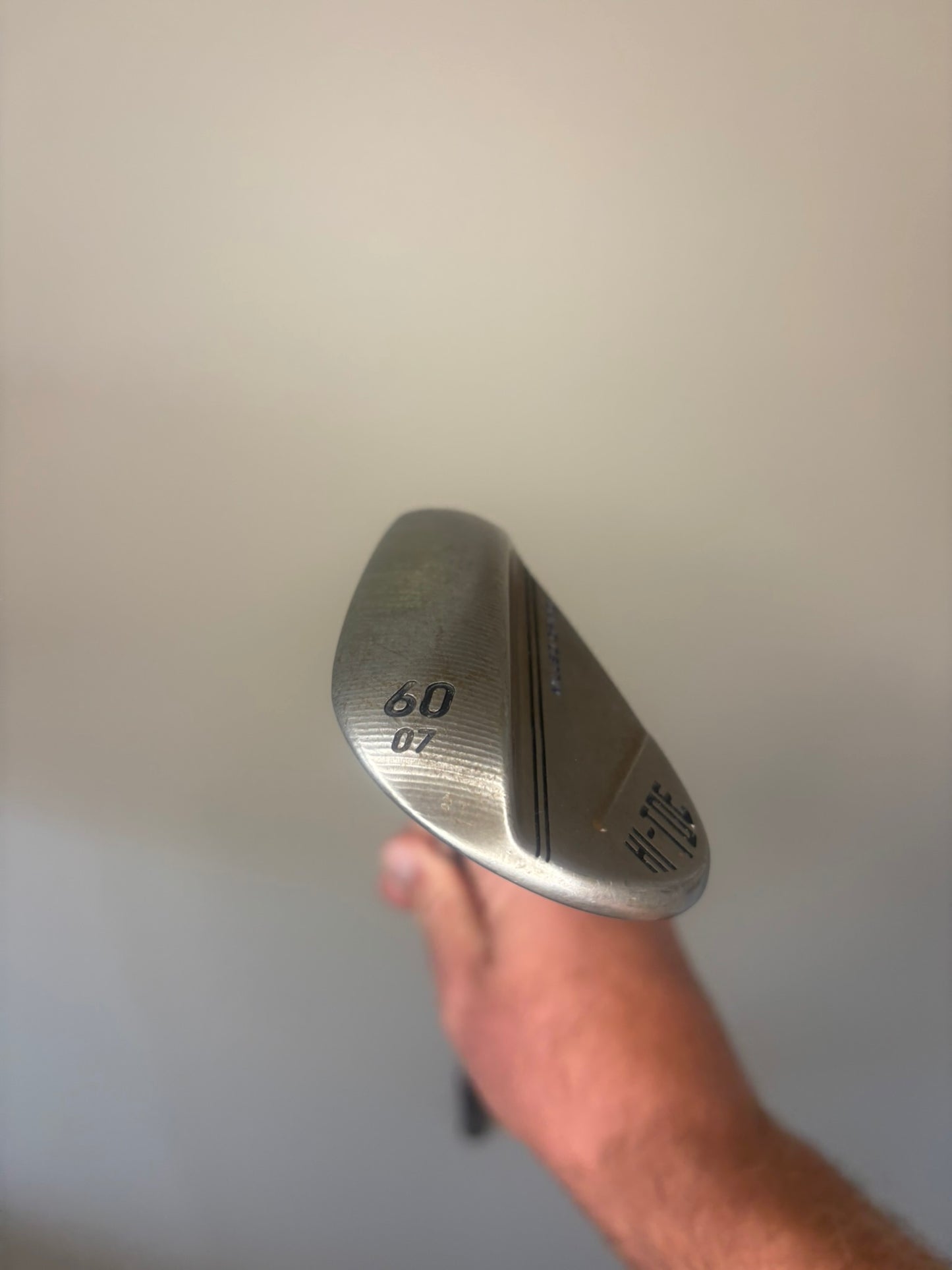 Taylormade Milled Grind HI-TOE 3 Raw LW 60° / 7 S400 Stiff Flex 34.75″ NICE