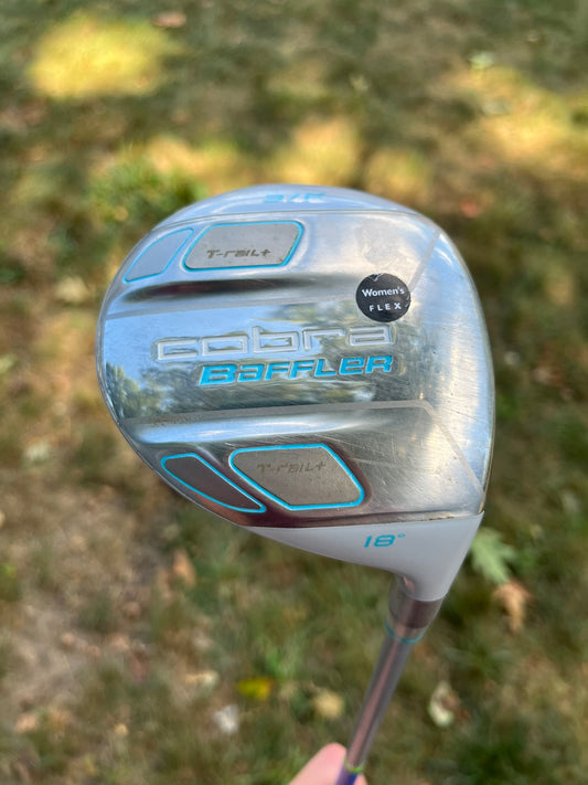 Photo of Cobra Baffler T-Rail+ Ladies 3-Wood 18° Ladies Flex Graphite Design