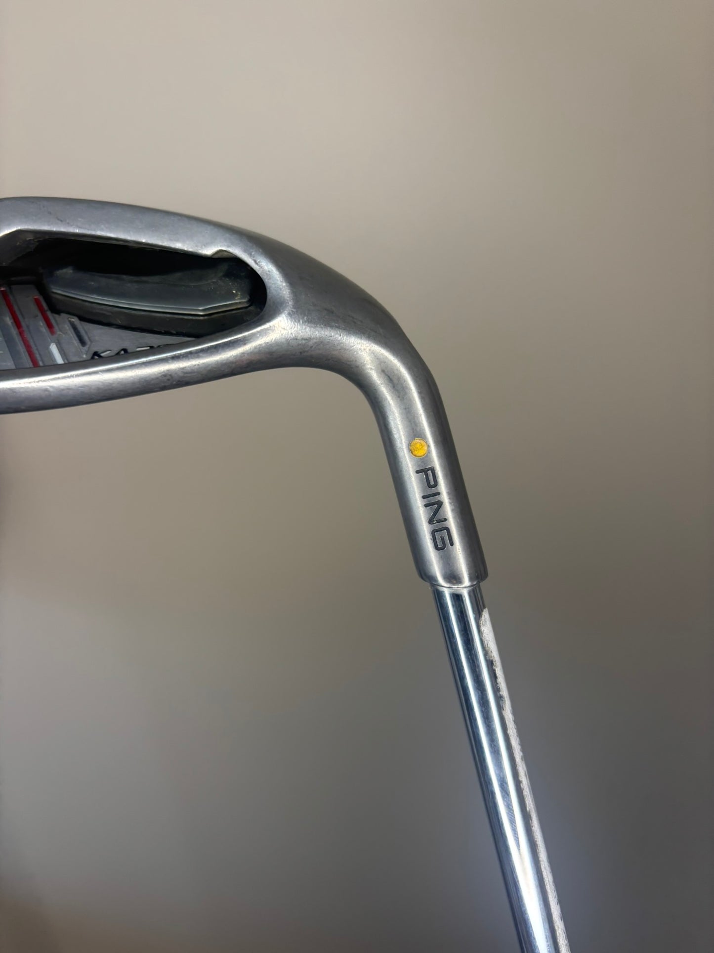 Ping 2014 Karsten Sand Wedge Gold Dot CFS Distance Stiff Flex 35.5″ NICE