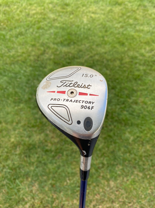 Titleist 904f 3-Wood 15° Graphite Design YS-6 Stiff Flex 42.25″ NICE