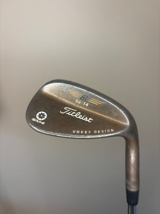 Titleist Vokey SM4 Oil Can Sand Wedge 56° / 14 DG Spinner Wedge Flex 35.25″ NICE