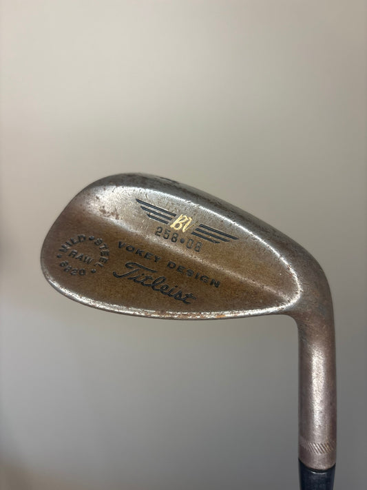 Titleist Vokey Raw Lob Wedge 58° / 8 S300 Stiff Flex 35″