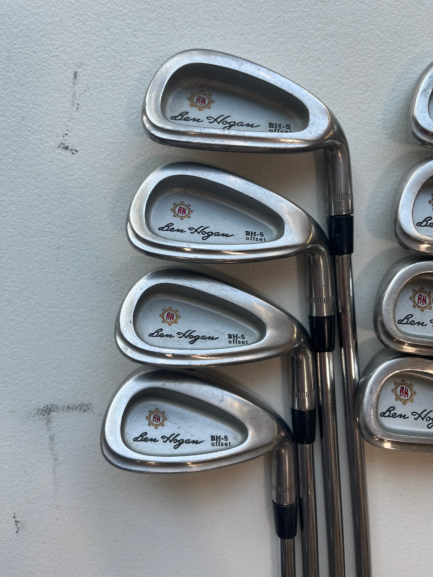 Ben Hogan BH-5 Offset Iron Set 3-PW Apex Edge 4 Stiff Flex Standard NICE