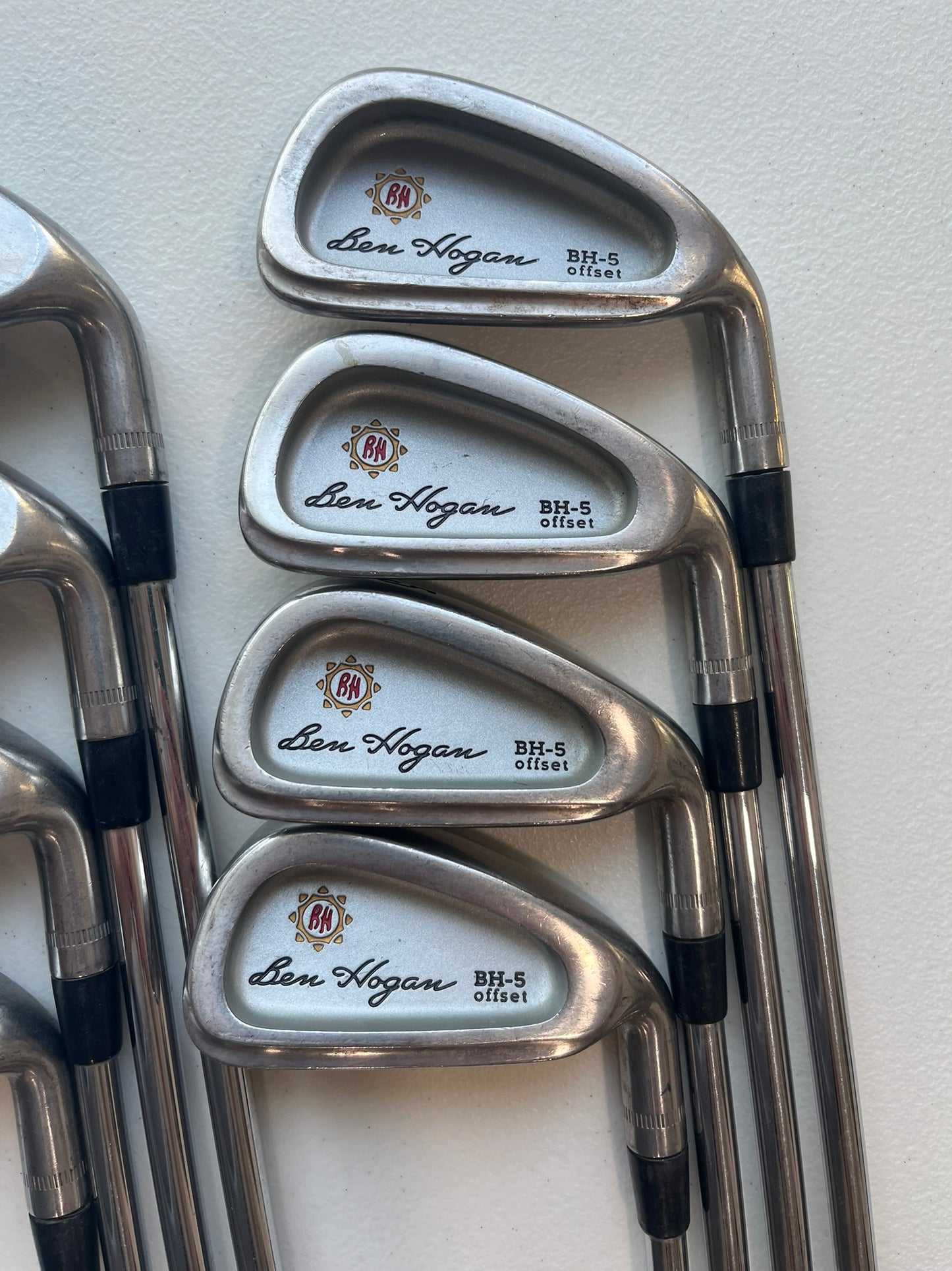 Ben Hogan BH-5 Offset Iron Set 3-PW Apex Edge 4 Stiff Flex Standard NICE