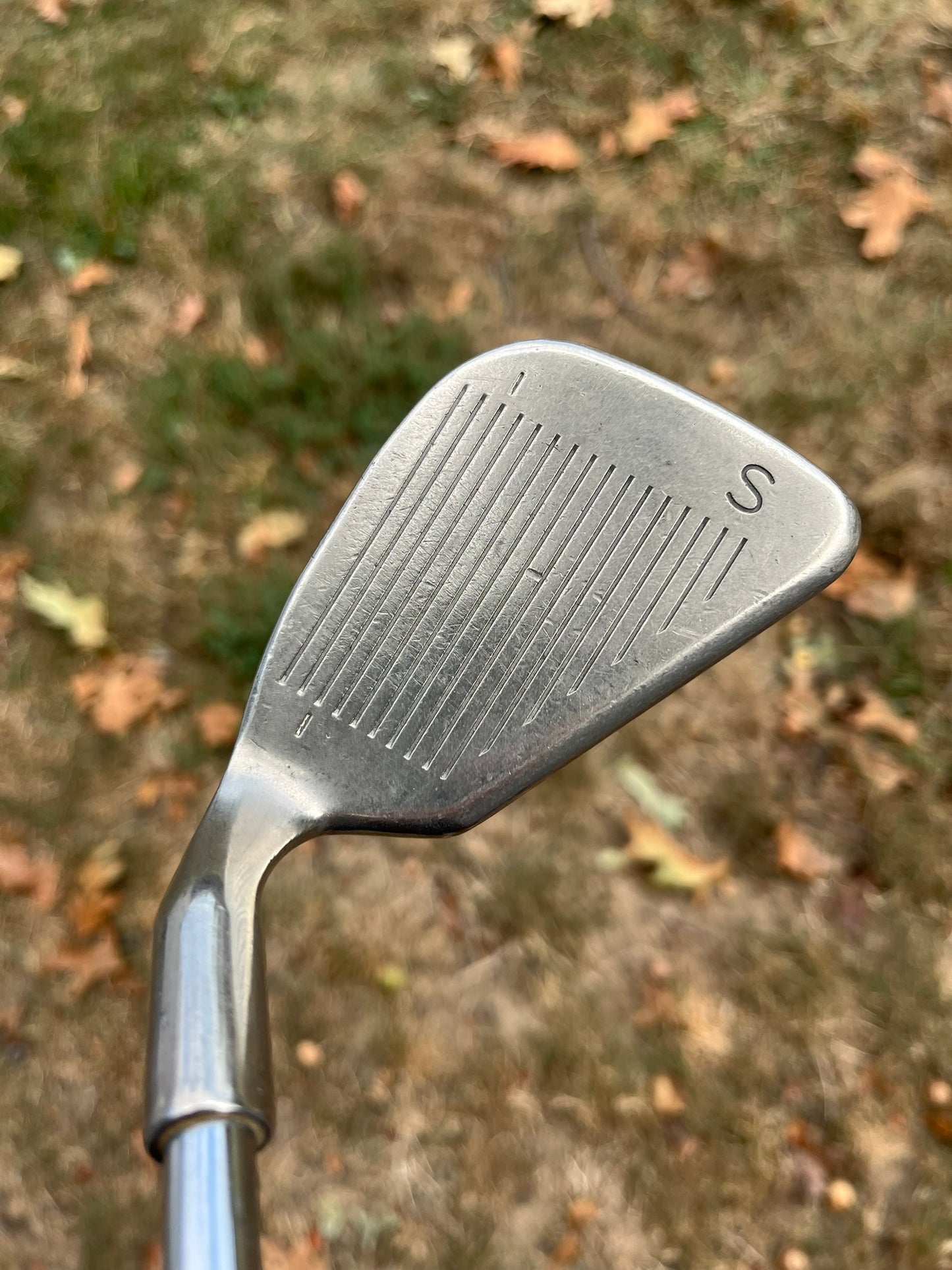 Ping ISI Nickel S2 Sand Wedge Green Dot Cushin JZ Stiff Flex 35.5″ NICE