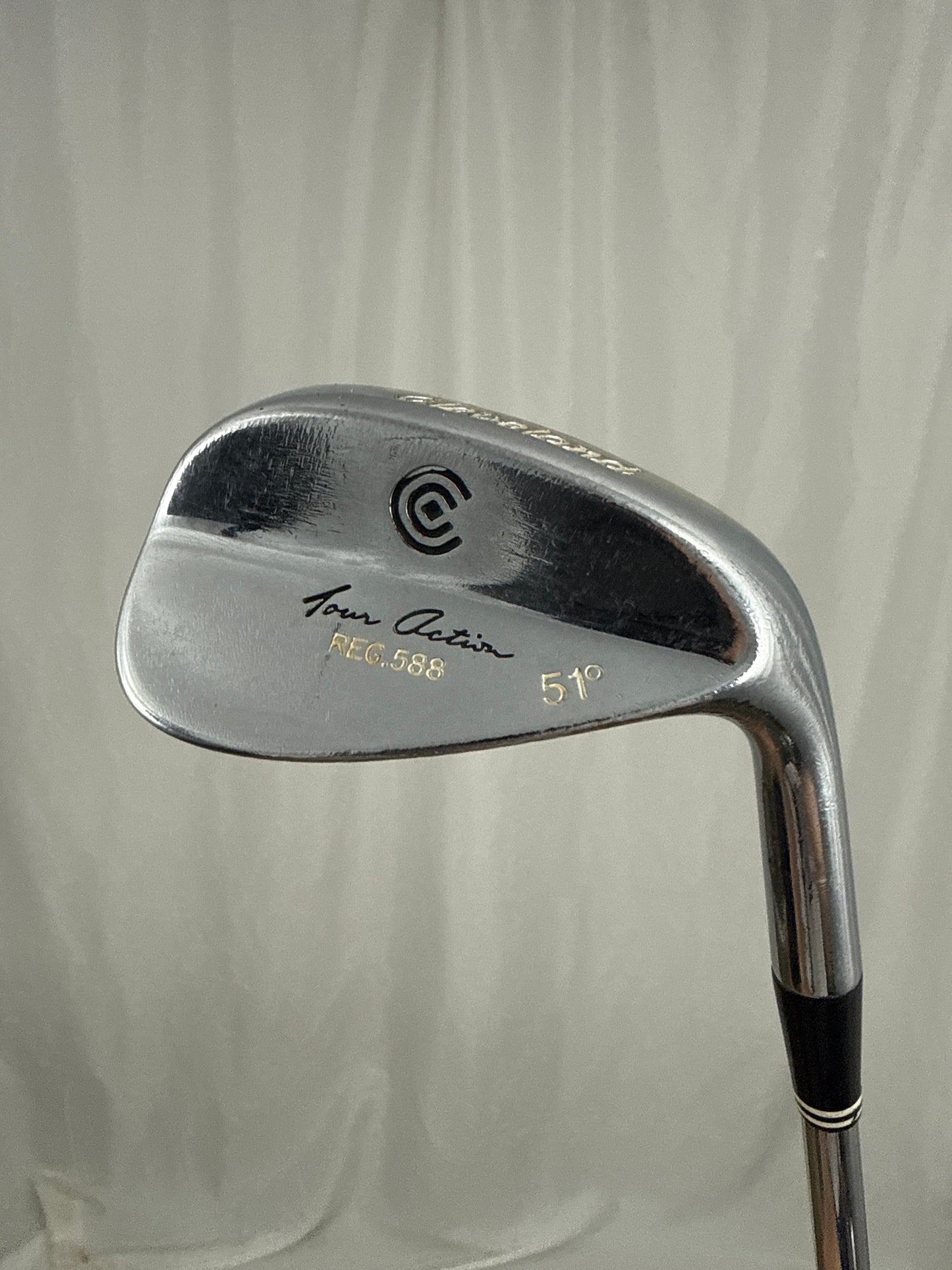 Photo of Cleveland 588 Chrome Gap Wedge 51° Wedge Flex True Temper