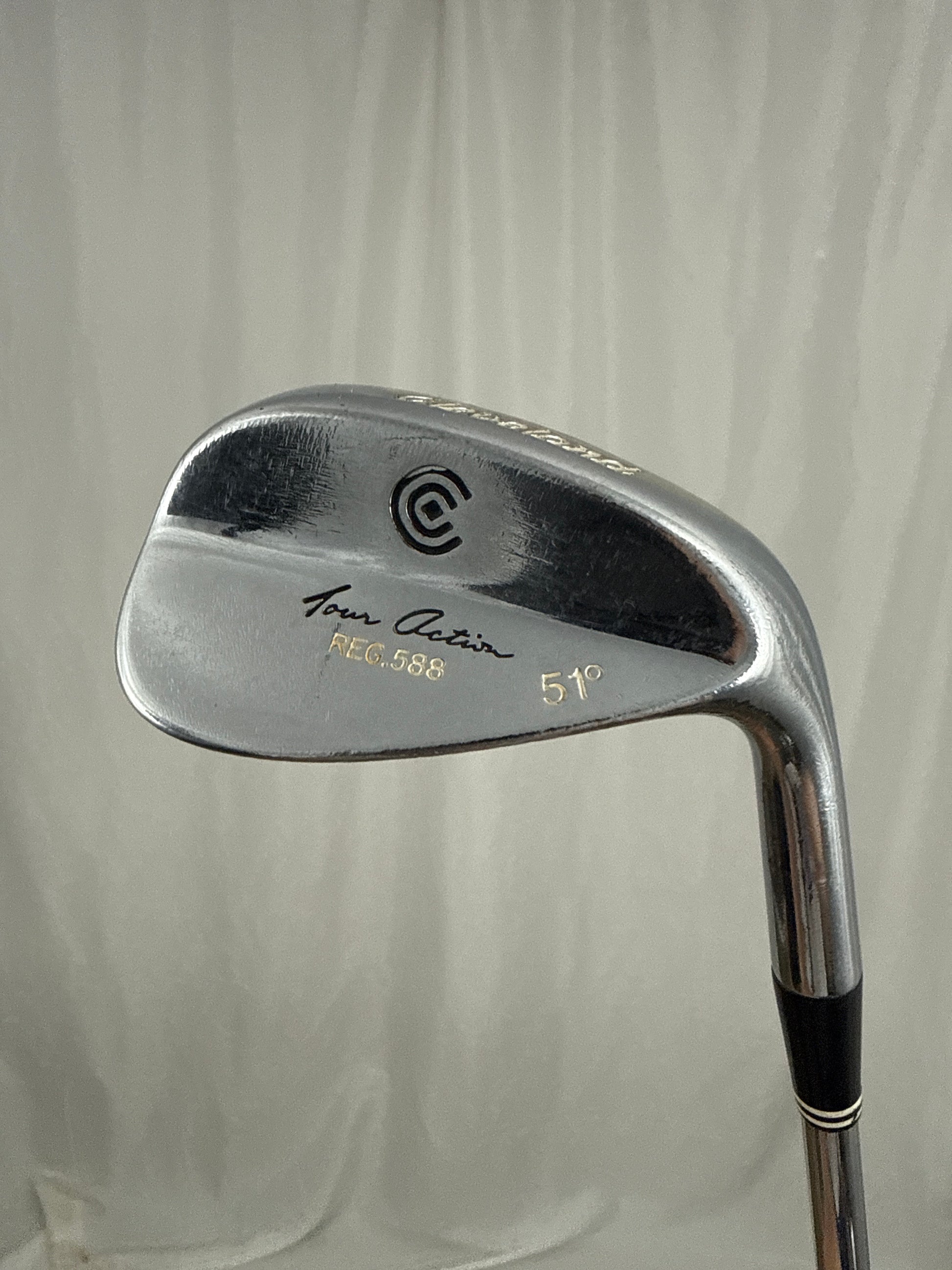 Photo of Cleveland 588 Chrome Gap Wedge 51° Wedge Flex True Temper