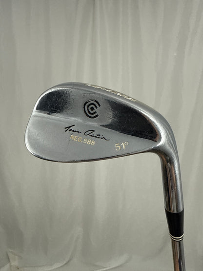 Photo of Cleveland 588 Chrome Gap Wedge 51° Wedge Flex True Temper