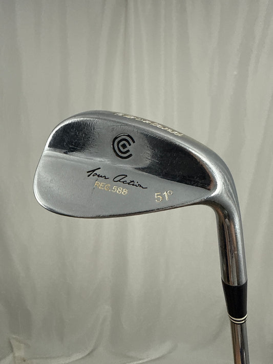Photo of Cleveland 588 Chrome Gap Wedge 51° Wedge Flex True Temper
