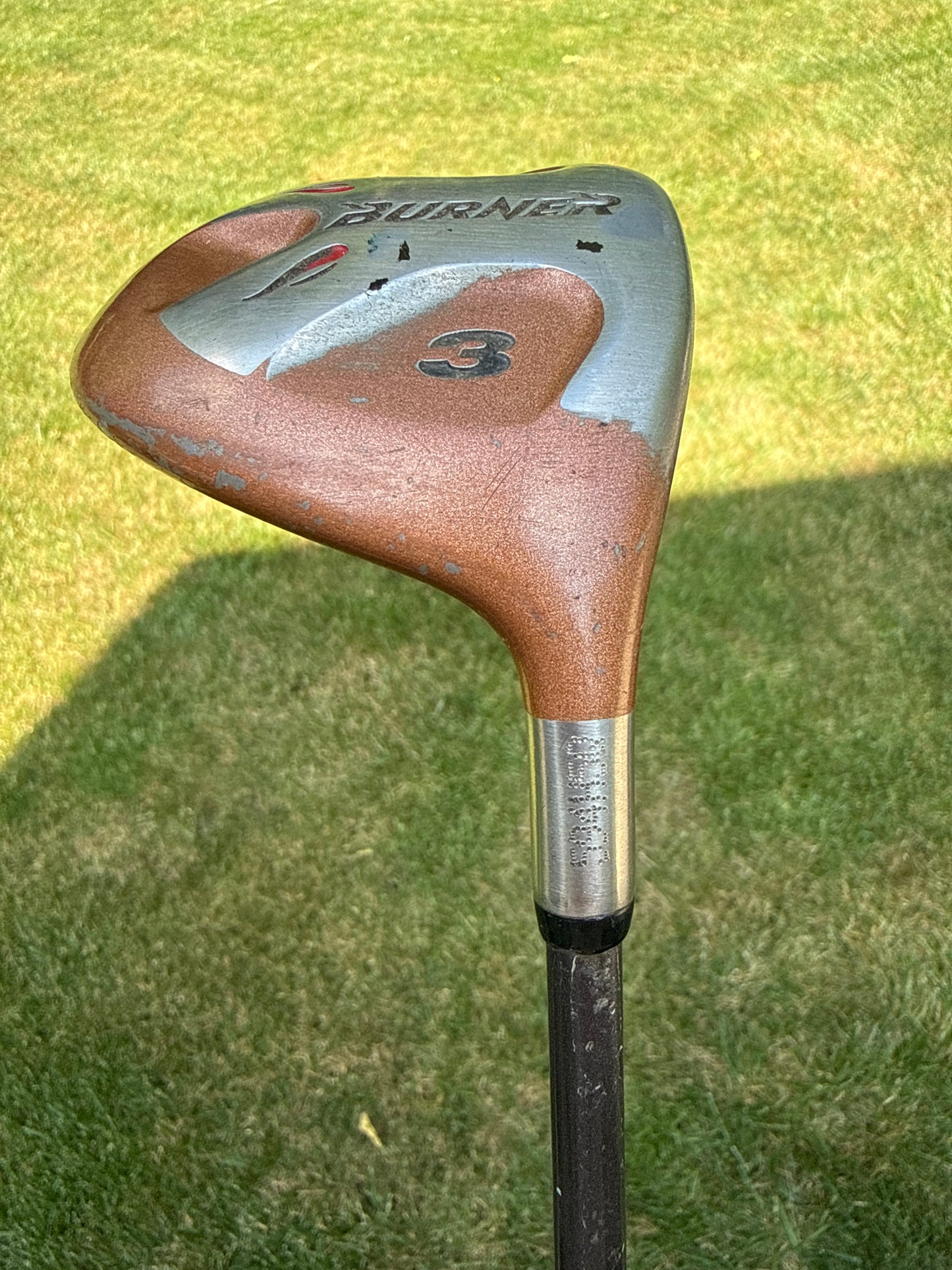 TaylorMade Burner Bubble 3-Wood 15° Bubble S-90 Plus Stiff Flex 42.75″