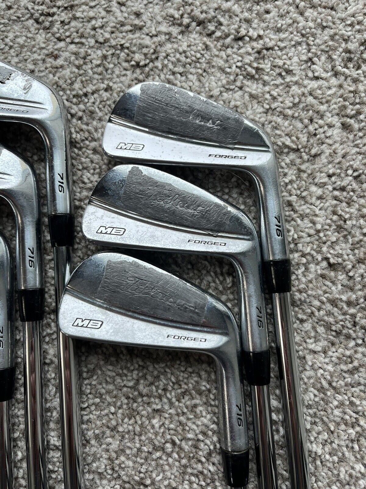 NICE Titleist 716 MB Iron Set 4-PW AMT Tour White S300 Steel Stiff