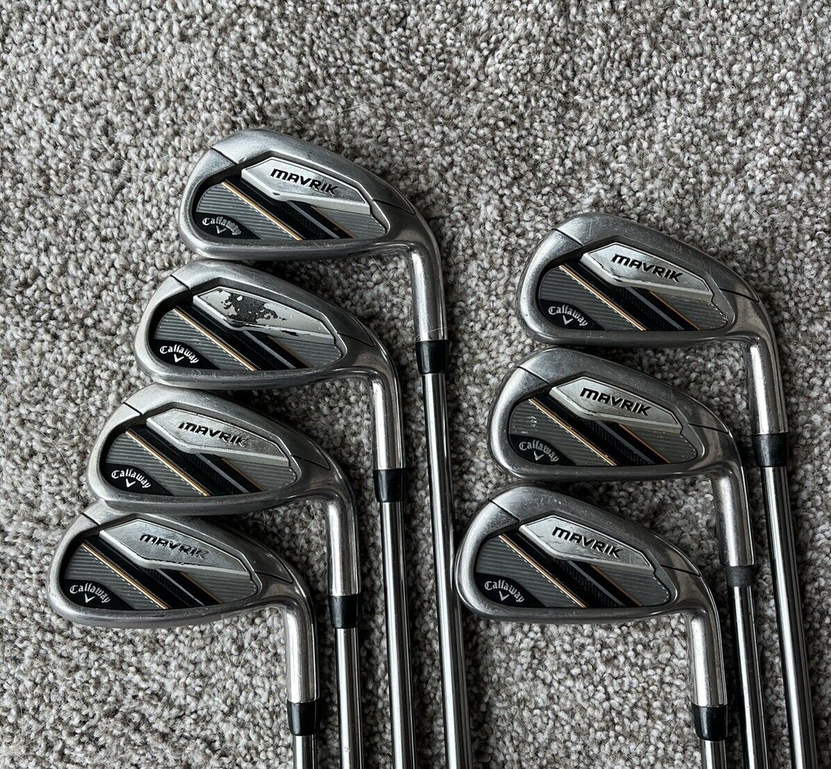 Callaway Mavrik Iron Set 4-PW Project X Catalyst 80 Stiff Flex -1/4”