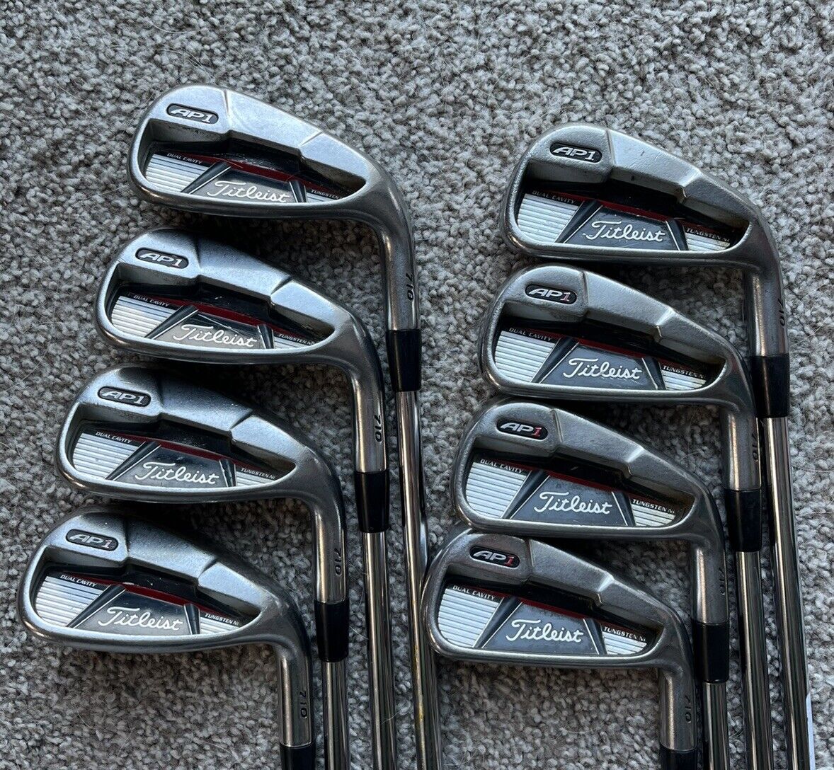 NICE Titleist 710 AP1 Iron Set 4-PW, GW Regular Flex Steel Std Length And Lie