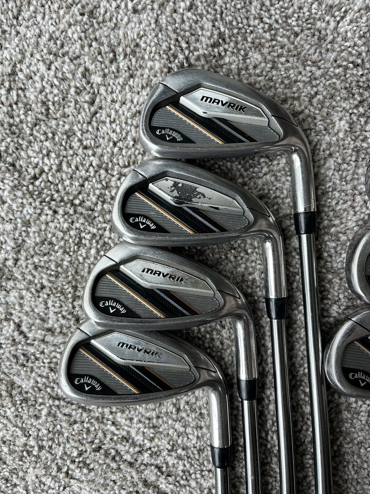 Callaway Mavrik Iron Set 4-PW Project X Catalyst 80 Stiff Flex -1/4”