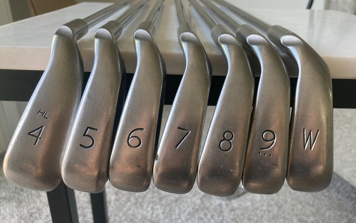 Ping G2 Iron Set 4HL, 5-PW White Ping Steel Stiff Flex