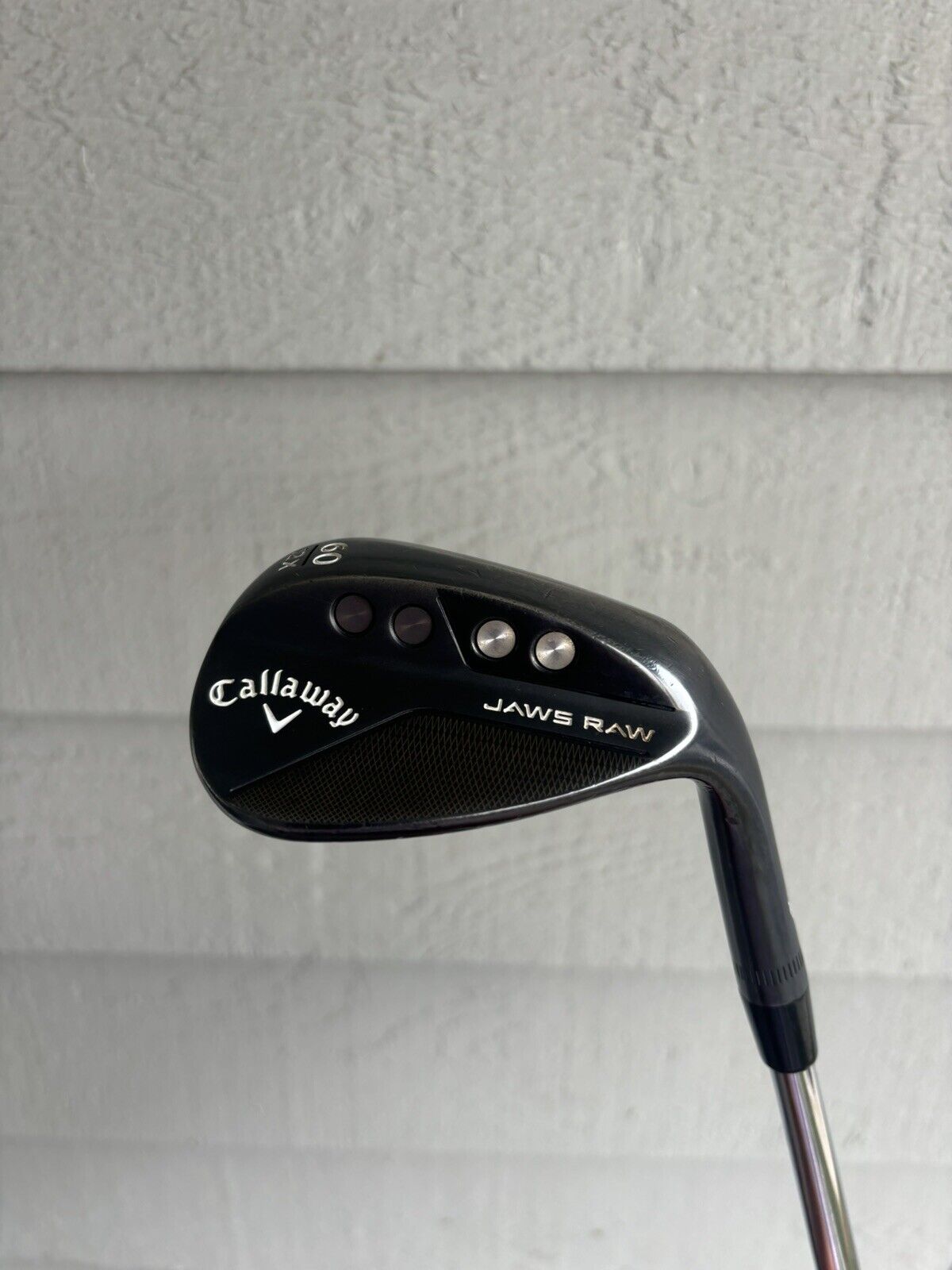 Callaway Jaws Raw Black Plasma LW 60/12X TT DG 115g Tour Issue VSS Steel