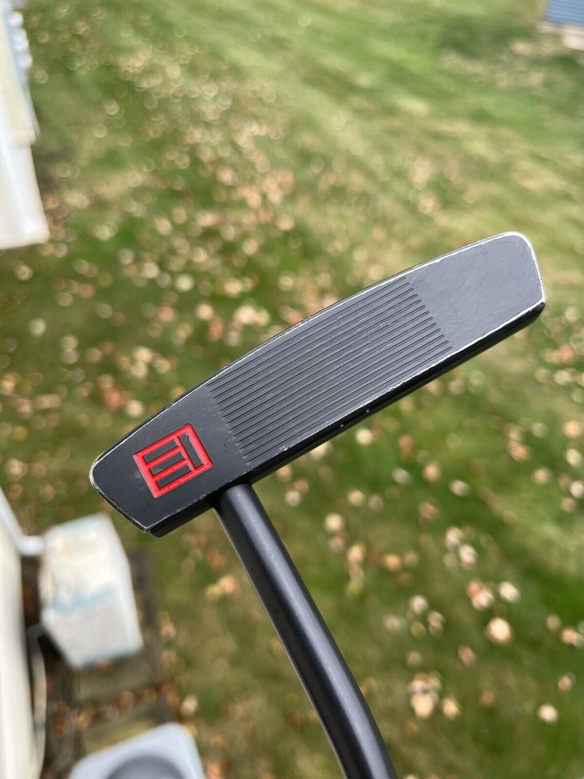 Evnroll ER2 Black Mid Blade Putter Black Shaft Gravity Grip 34”