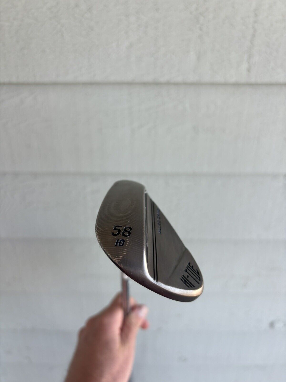 Taylormade Milled Grind HI-TOE 3 Copper Lob Wedge 58°/10 KBS Hi-Rev 2.0 Steel