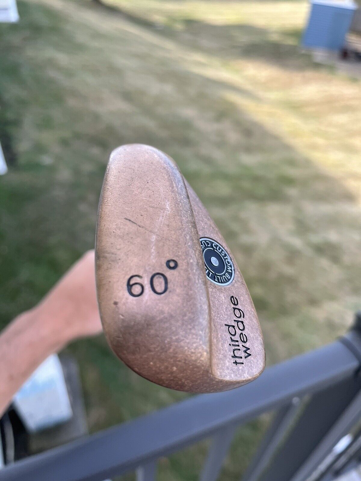 NICE Custom Built Third Wedge Copper Lob Wedge 60° Steel 35.5”