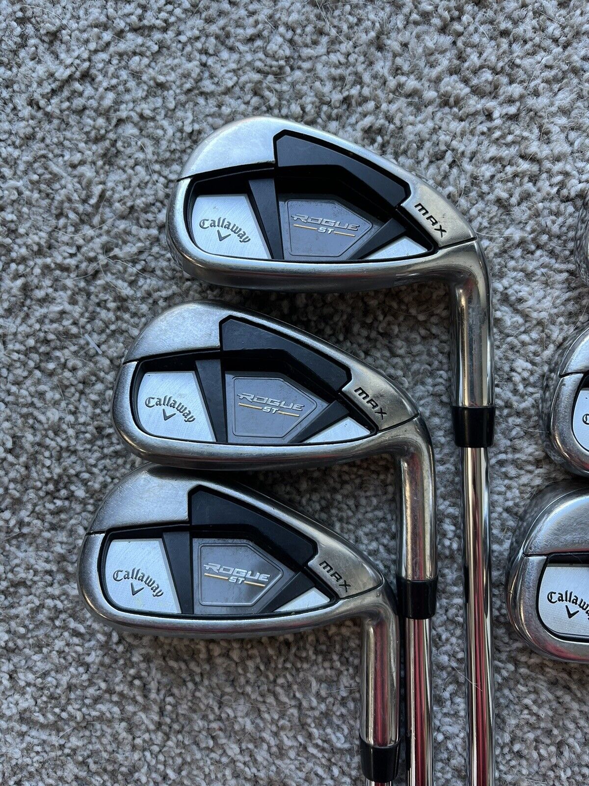 NICE Callaway Rogue ST Max Iron Set 5-PW Elevate 95 Regular Flex Steel