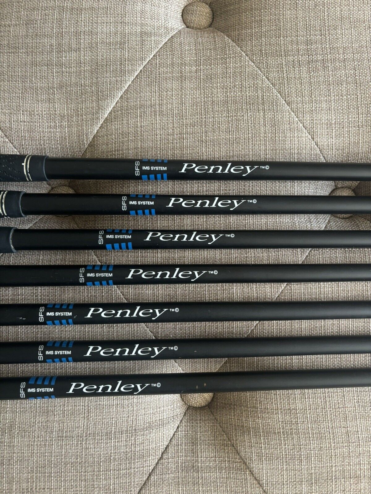 Ping Zing Red Dot Iron Set 3-9 Iron Penley Graphite Shafts Standard Length