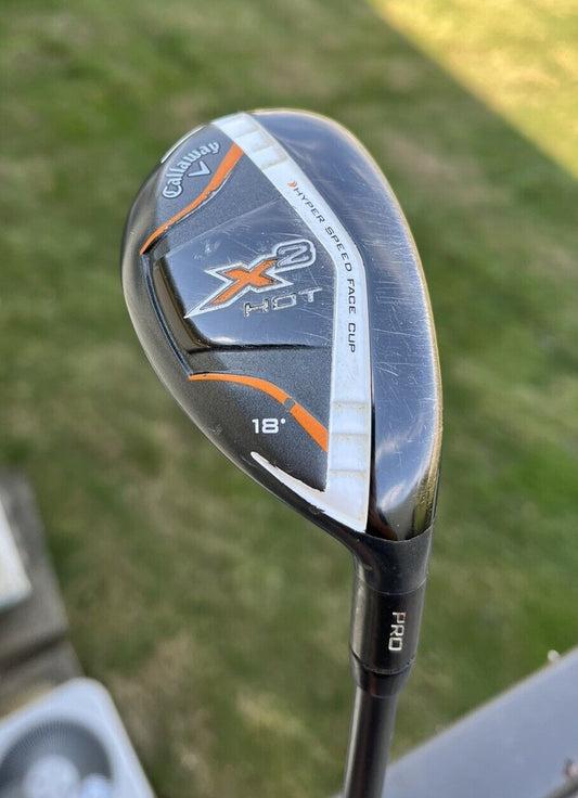 Callaway X2 Hot Pro Hybrid 18° Aldila Tour Stiff Flex