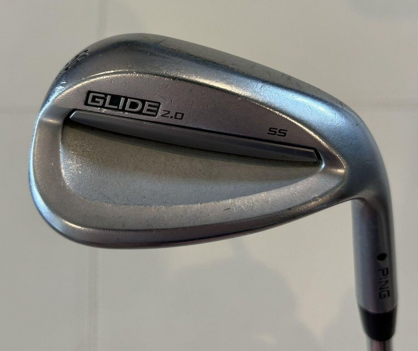 Ping Glide 2.0 Black Dot Wedge Chrome 56/12 SS Ping AWT 2.0 Wedge Flex 35.5”