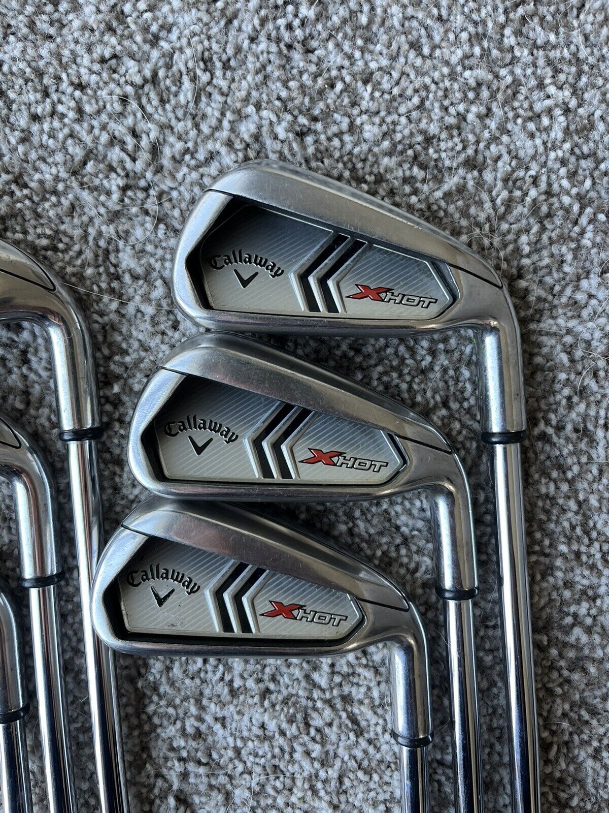 NICE Callaway X Hot Iron Set 5-PW Uniflex Steel Standard Length