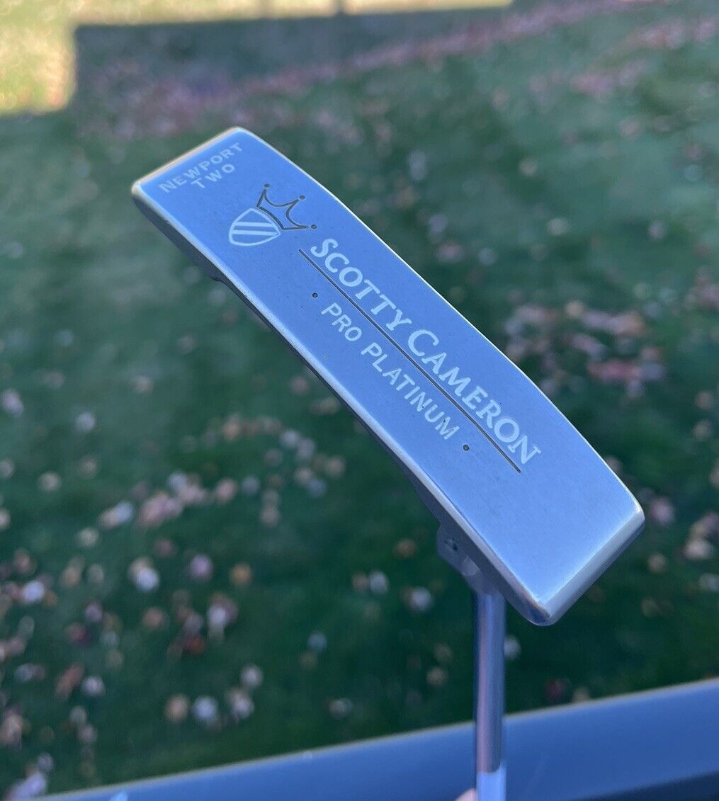 NICE Scotty Cameron Pro Platinum Newport Two 2 Putter With Headcover 34”