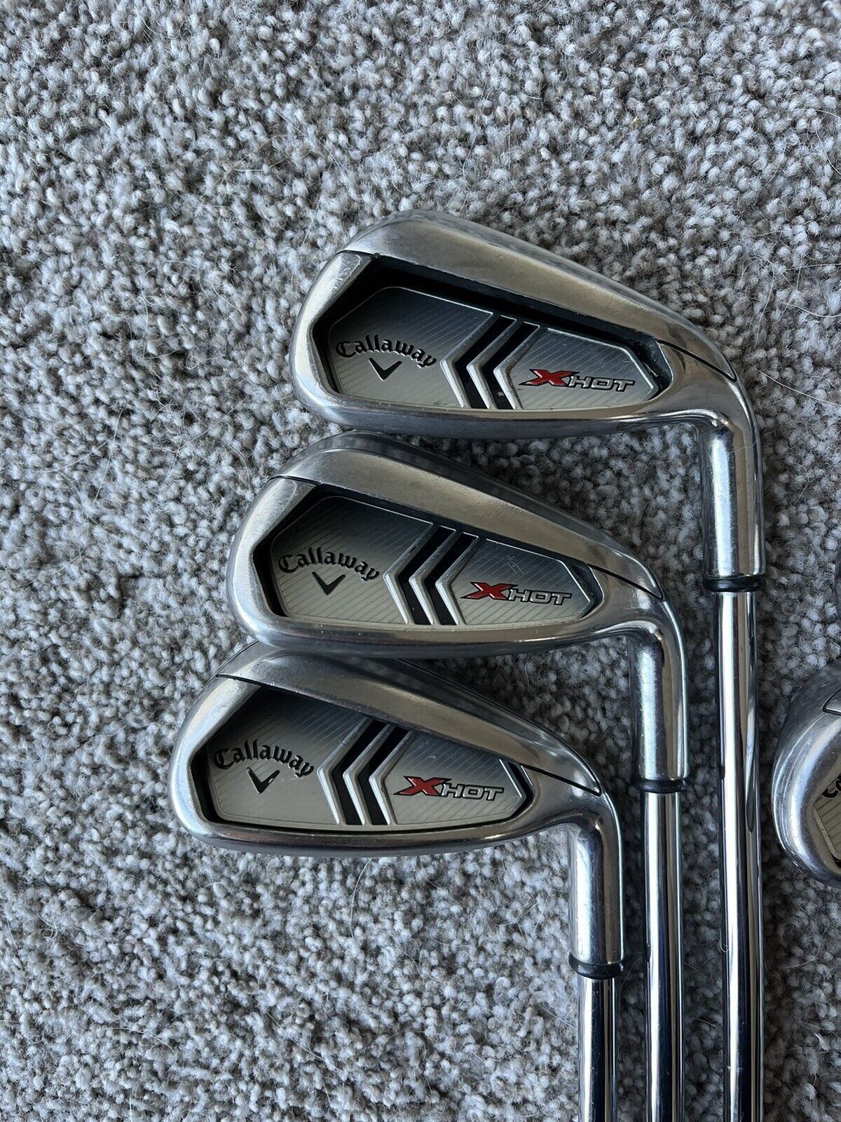 NICE Callaway X Hot Iron Set 5-PW Uniflex Steel Standard Length