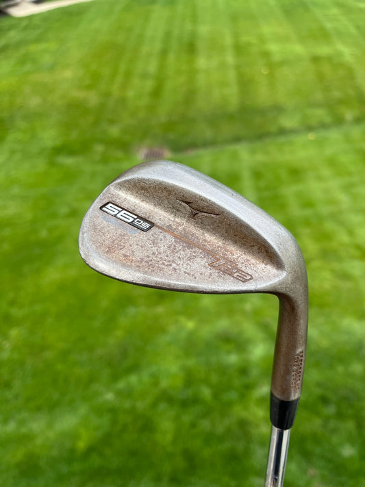 Photo of Mizuno T22 Raw Sand Wedge 56 /06 C Grind KBS $Taper 130 Extra 35.25