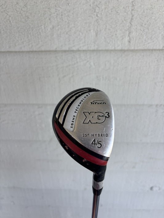 TiTech XG3 25° Hybrid 4/5H Steel Shaft 38.25”