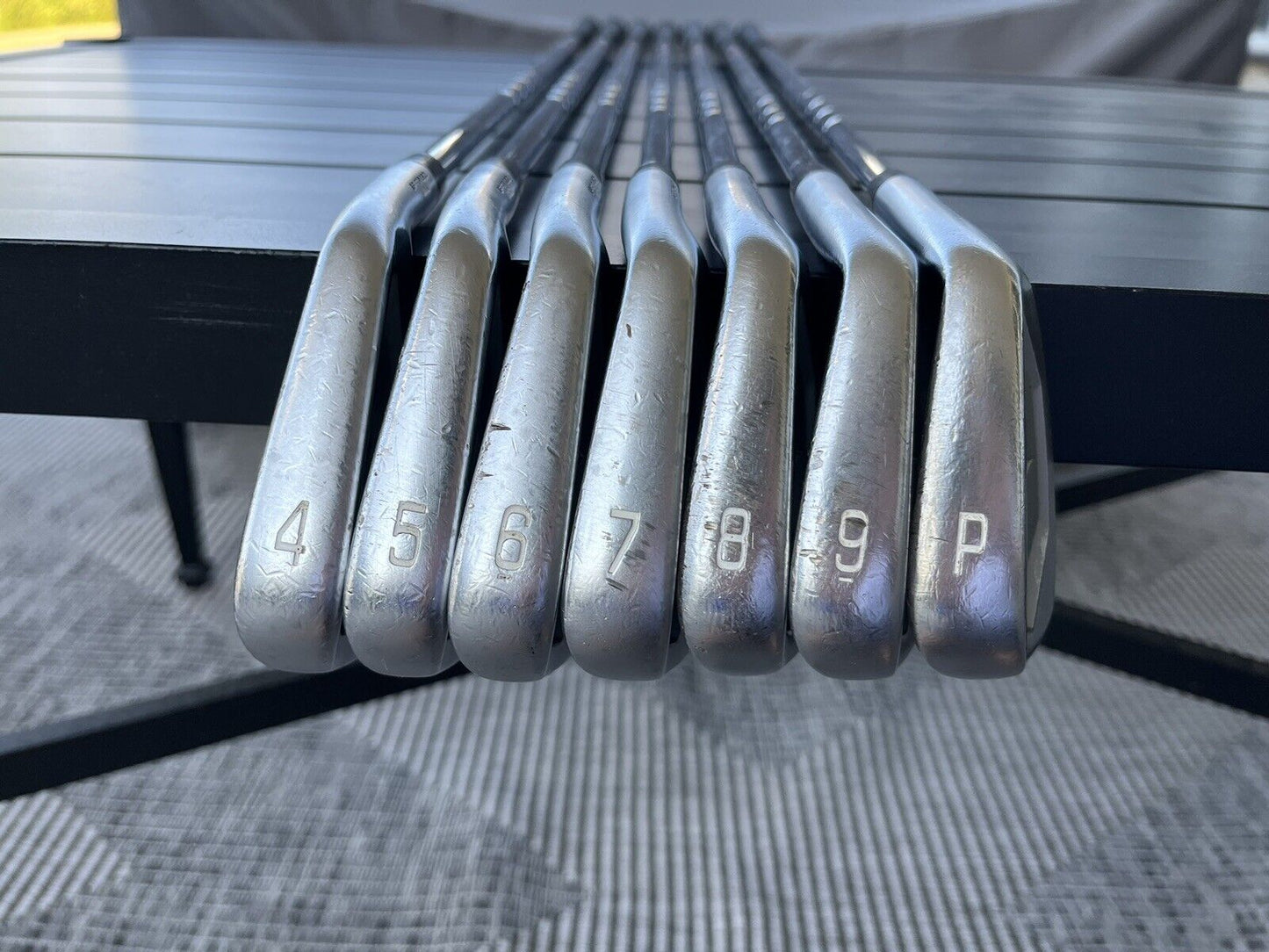 Mizuno JPX 900 Tour Iron Set 4-PW KBS Tour-V Extra Stiff PURED Shafts 1/4”