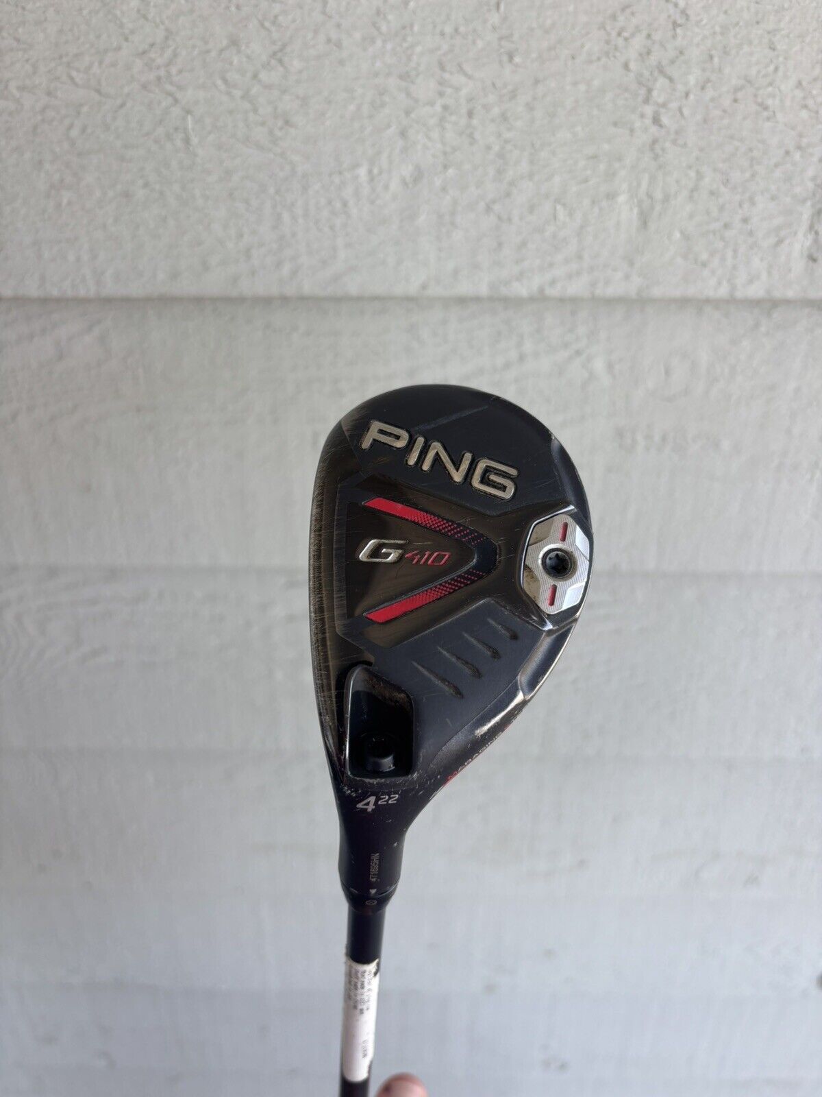 Left Handed Ping G410 4 Hybrid 22° Alta CB 70g Regular Flex Graphite Shaft 40.5”