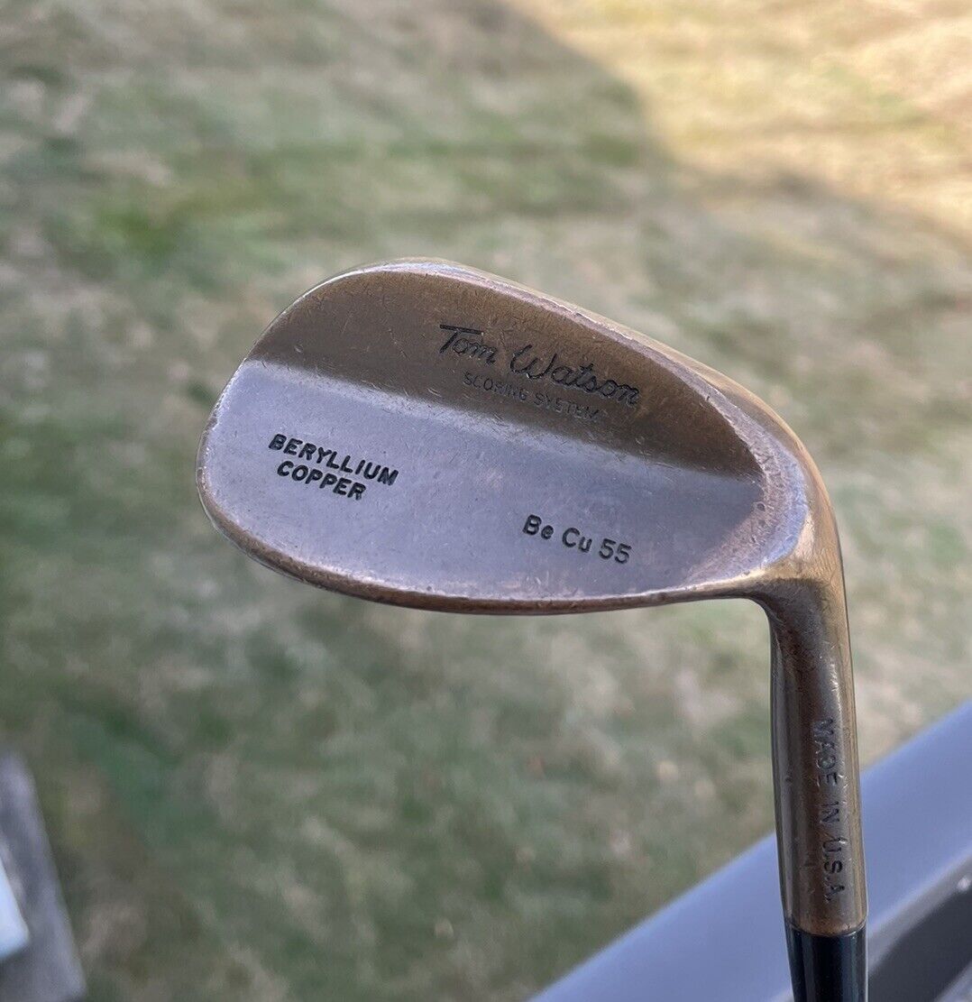 Tom Watson Beryllium Copper Sand Wedge 55° Wedge Flex Steel 35”