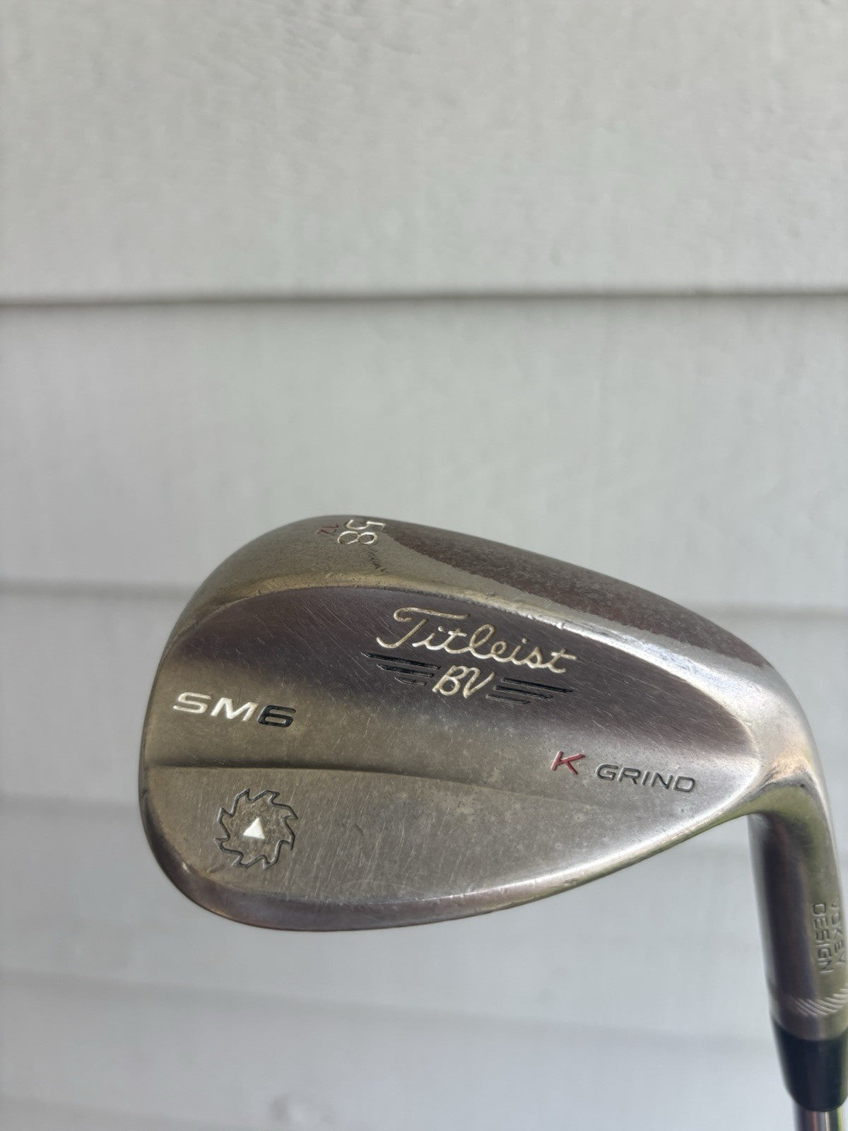 Photo of Titleist Vokey SM6 Steel Grey LW 58/12K Wedge Steel 35.5