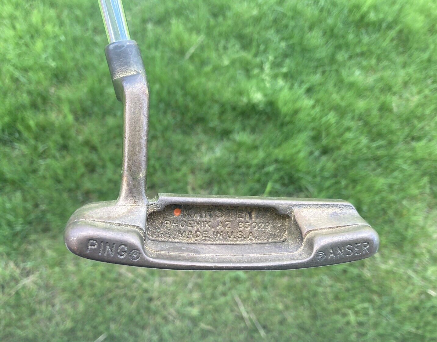 Vintage Ping Karsten Anser Putter Phoenix, AZ 85029 Made In USA 37” Orange Dot