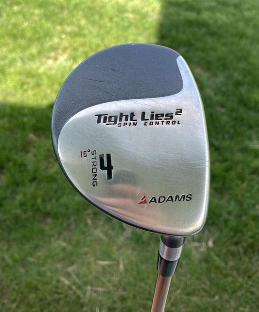 Adam’s Tight Lies 2 Strong 4 Wood 16° Stiff Flex With Headcover