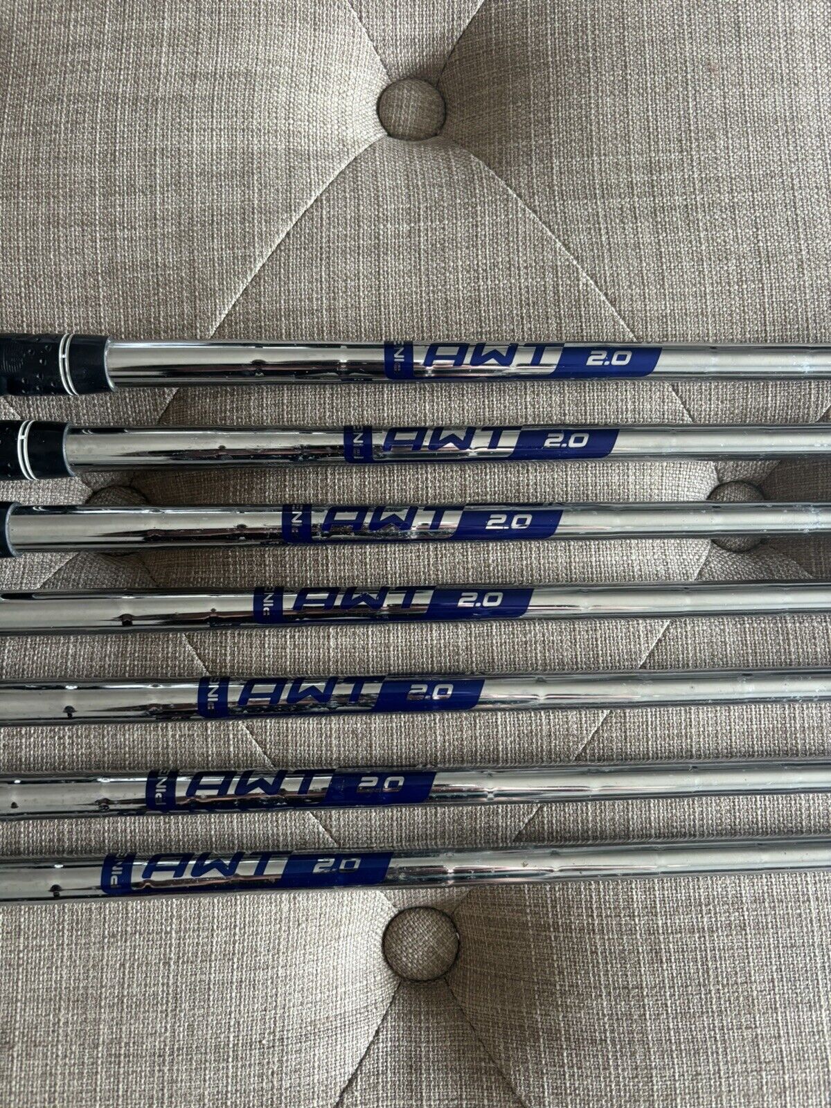 Ping G 2016 Yellow Dot Iron Set 4-PW AWT 2.0 R Flex Steel Shafts Standard Length