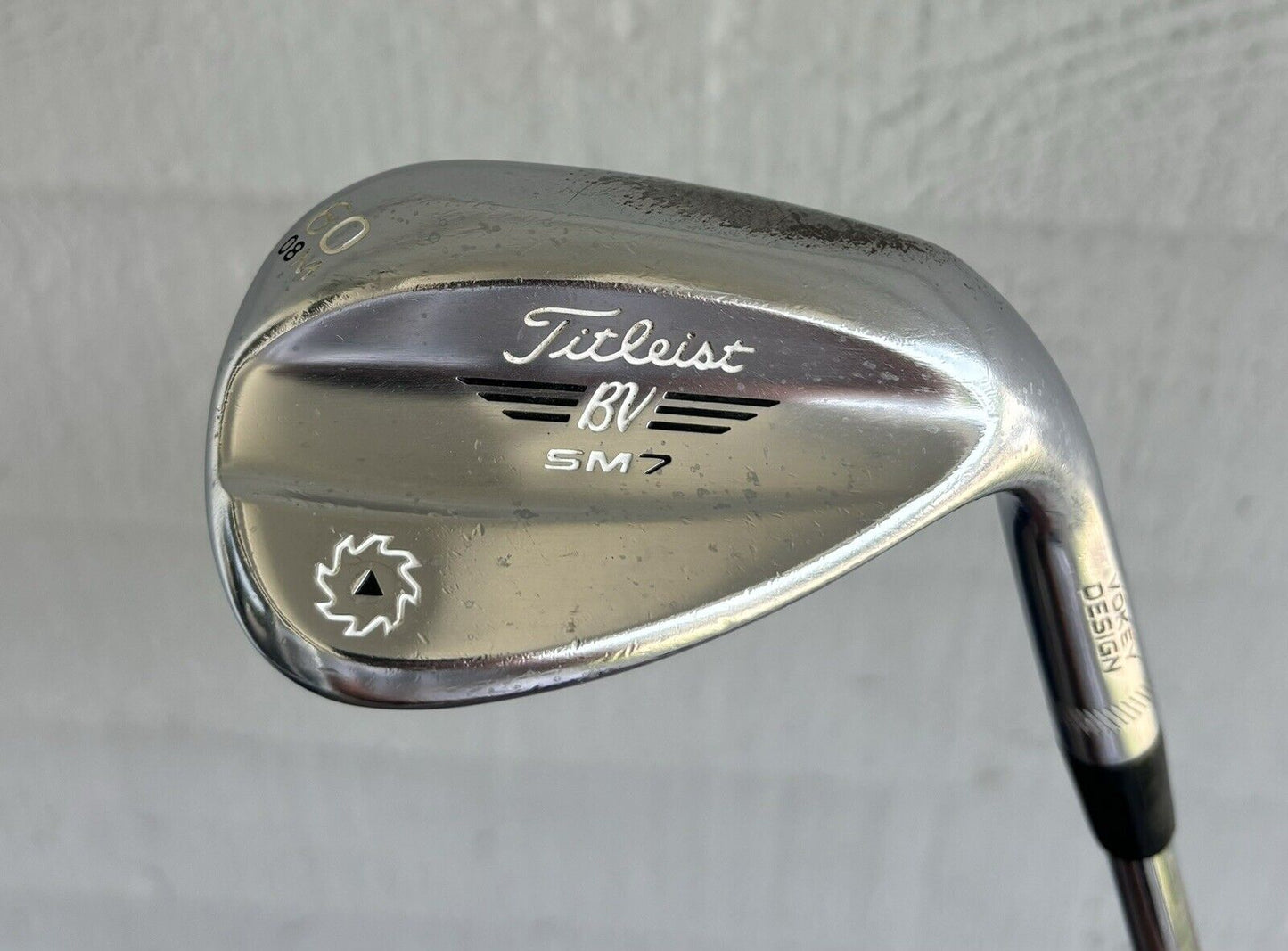 Titleist Vokey SM7 Chrome 60°/08M Grind Wedge KBS Tour V 120g X Stiff Flex 35.5”