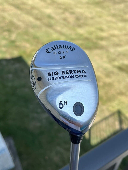 NICE Ladies Callaway Big Bertha Heavenwood 6 Hybrid 29° Aldila Ladies Flex W/HC