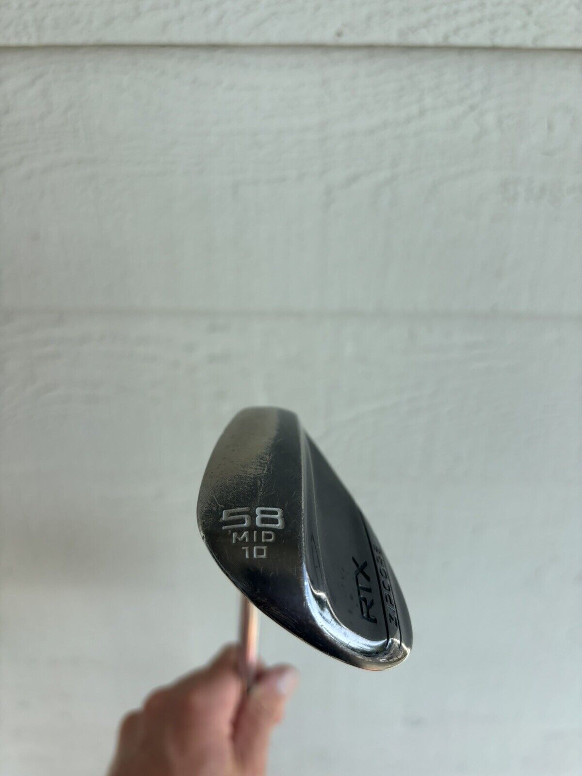 Cleveland RTX Zipcore Black Satin Lob Wedge 58/10 Mid TT DG Spinner Tour Issue