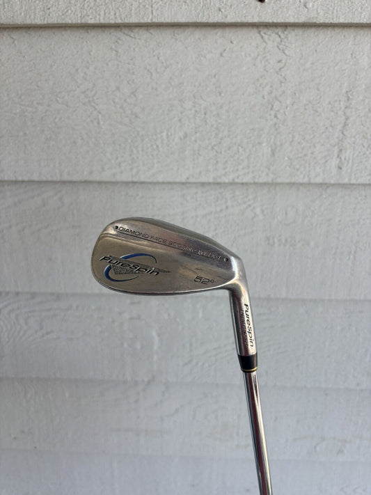 Pure Spin Approach Wedge 52° Diamond Face True Temper Steel Shaft 35.25”